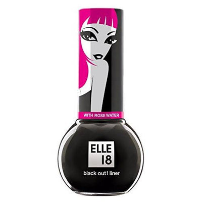 Elle 18 Black Out Liner - Eyeliner Water Resistant - 5 ml