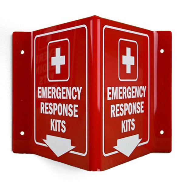 Emergency Response Kits 3D Wall Mounted Sign