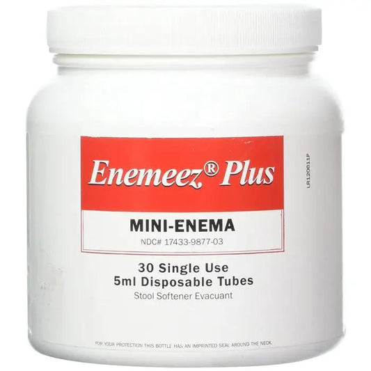Enemeez Plus Mini Enema with Benzocaine Anesthetic 30 Count