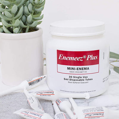 Enemeez Plus Mini Enema with Benzocaine Anesthetic 30 Count