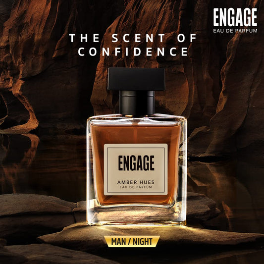 Engage Amber Hues Perfume For Men (100 ml), Free Tester (3 ml)
