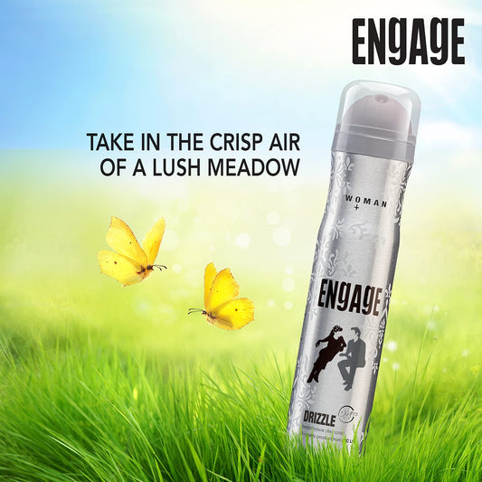 Engage Drizzle Deodorant For Women Floral & Lavender Skin Friendly (150 ml)