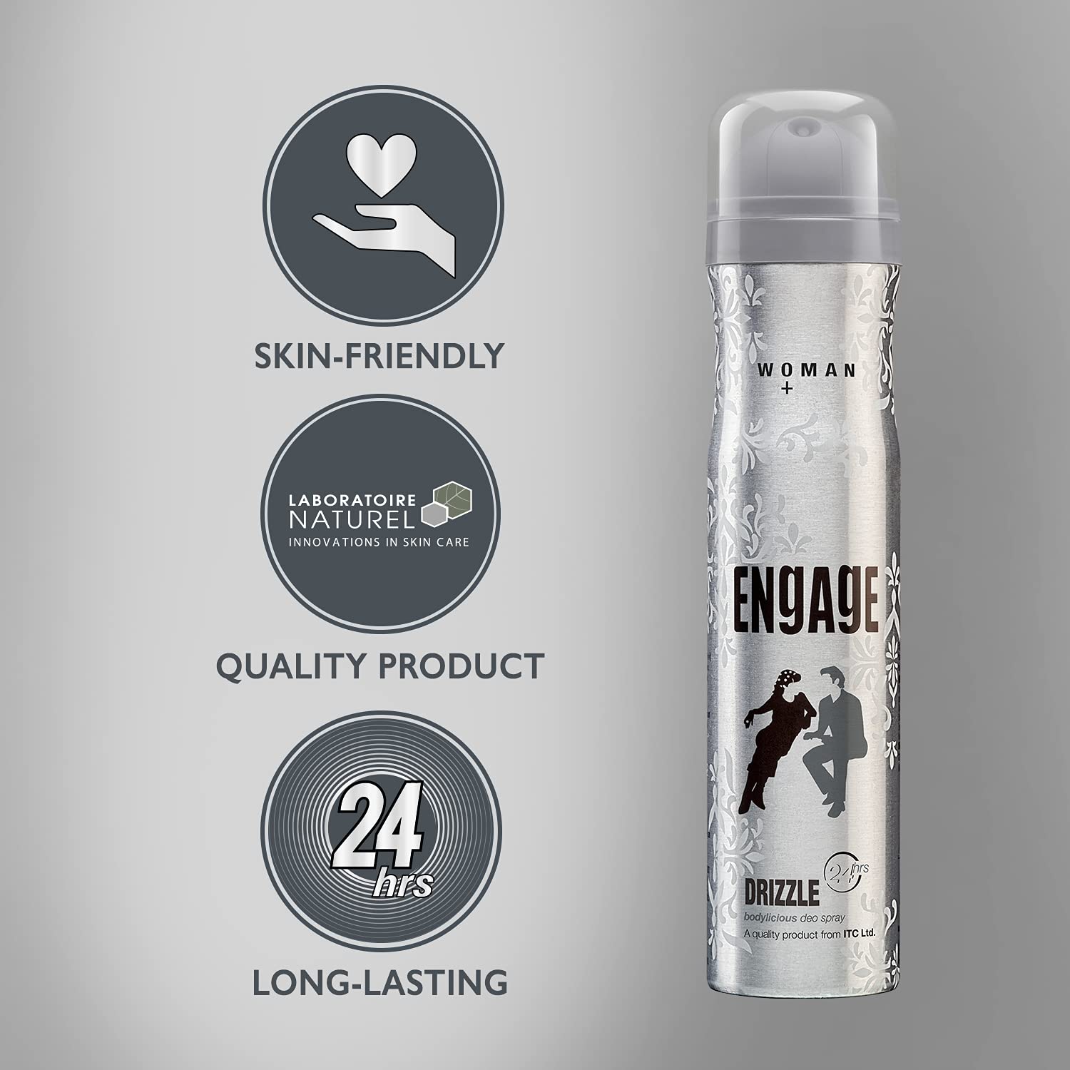 Engage Drizzle Deodorant For Women Floral & Lavender Skin Friendly (150 ml)