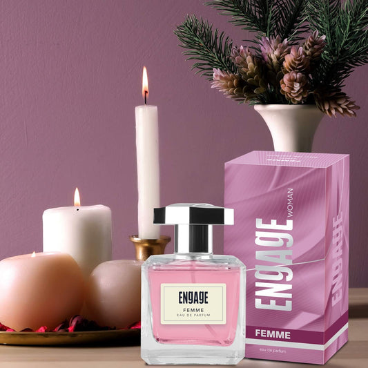 Engage Femme Eau De Parfum Perfume for Women Citrus & Floral Skin Friendly (90 ml)
