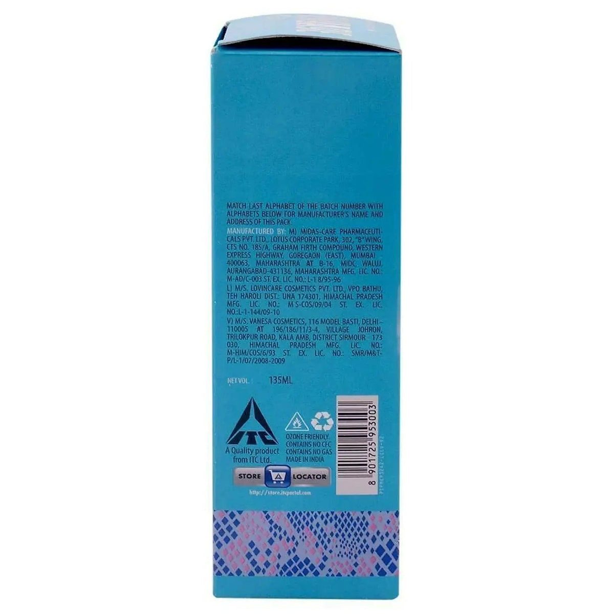 Engage G1 Cologne No Gas Perfume for Women, Floral and Sweet Fragrance Scent (135 ml)