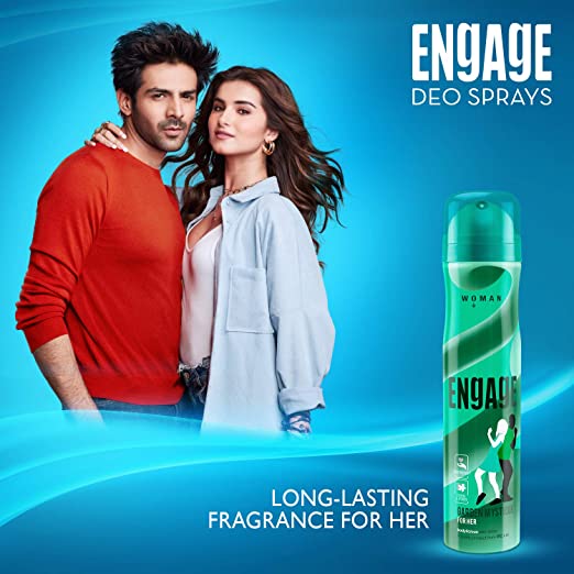 Engage Garden Mystique Deodorant for Women, Spicy and Woody Skin Friendly (150 ml)