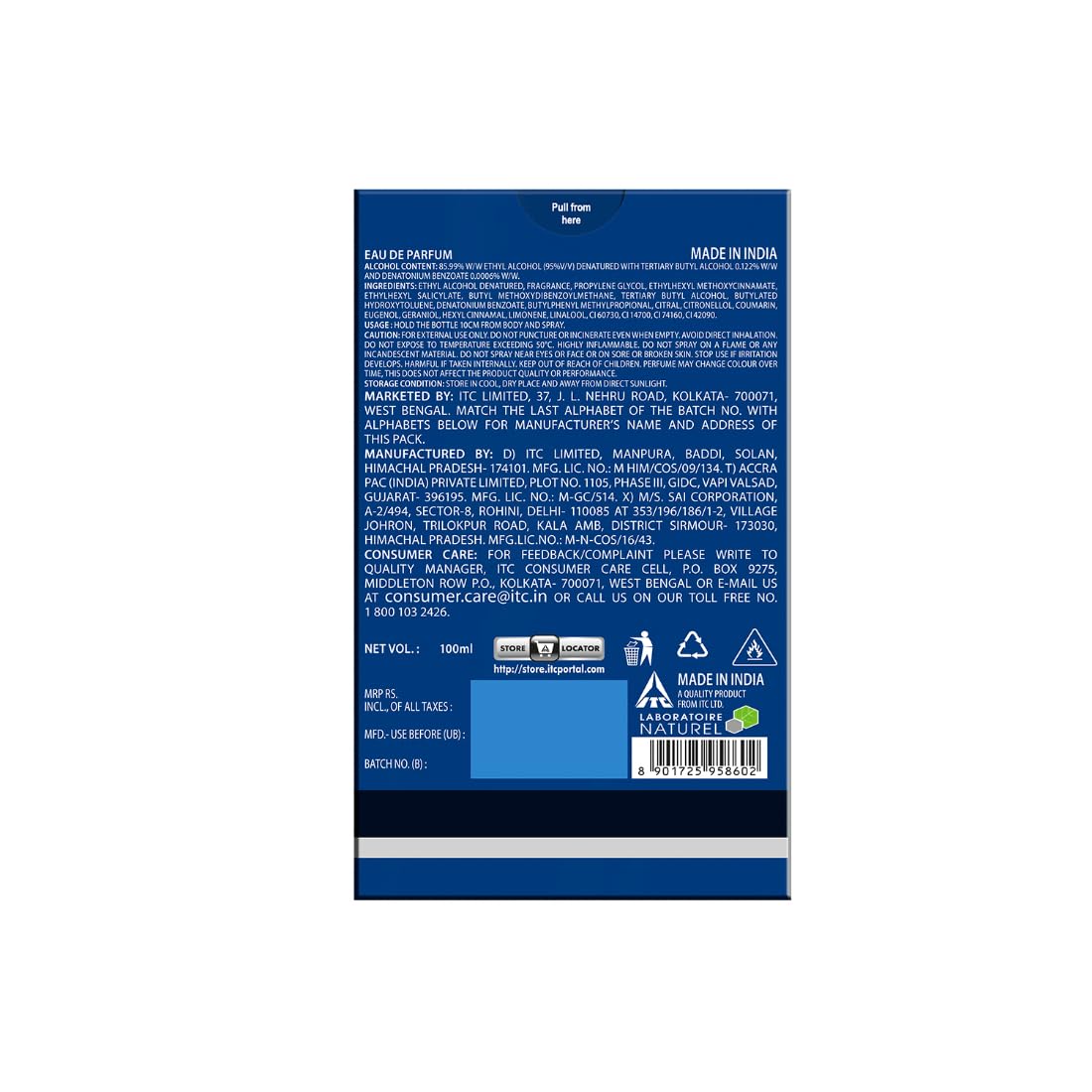 Engage Homme Perfume for Men Long Lasting Smell, Citrus and Fresh Fragrance (90 ml)