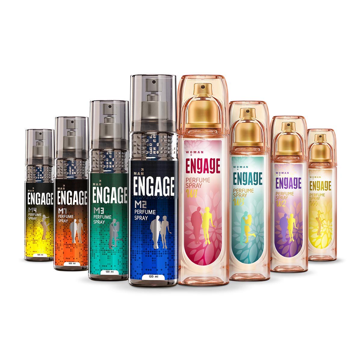 Engage M2 Perfume for Men Citrus and Lavender Fragrance Skin Friendly, Long Lasting (120 ml)