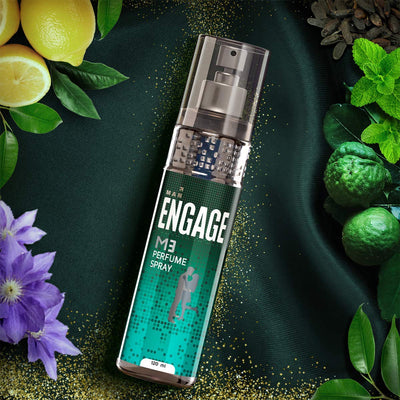 Engage M3 Perfume Spray for Men Fresh and Minty Fragrance, Skin Friendly Long Lasting (120 ml)
