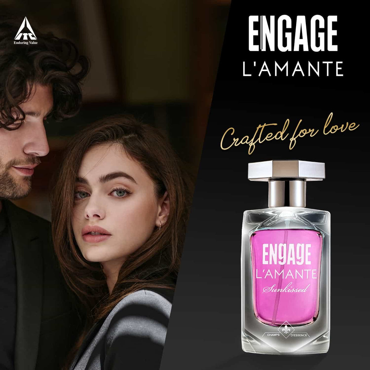 Engage Moments Luxury Perfume Gift Box for Women, L'amante Sunkissed EDT Fragrance (100 ml)