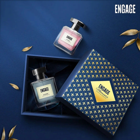 Engage Luxury Gift Set for Everyday for Men & Women, Long Lasting, Fresh & Floral (100 ml each)