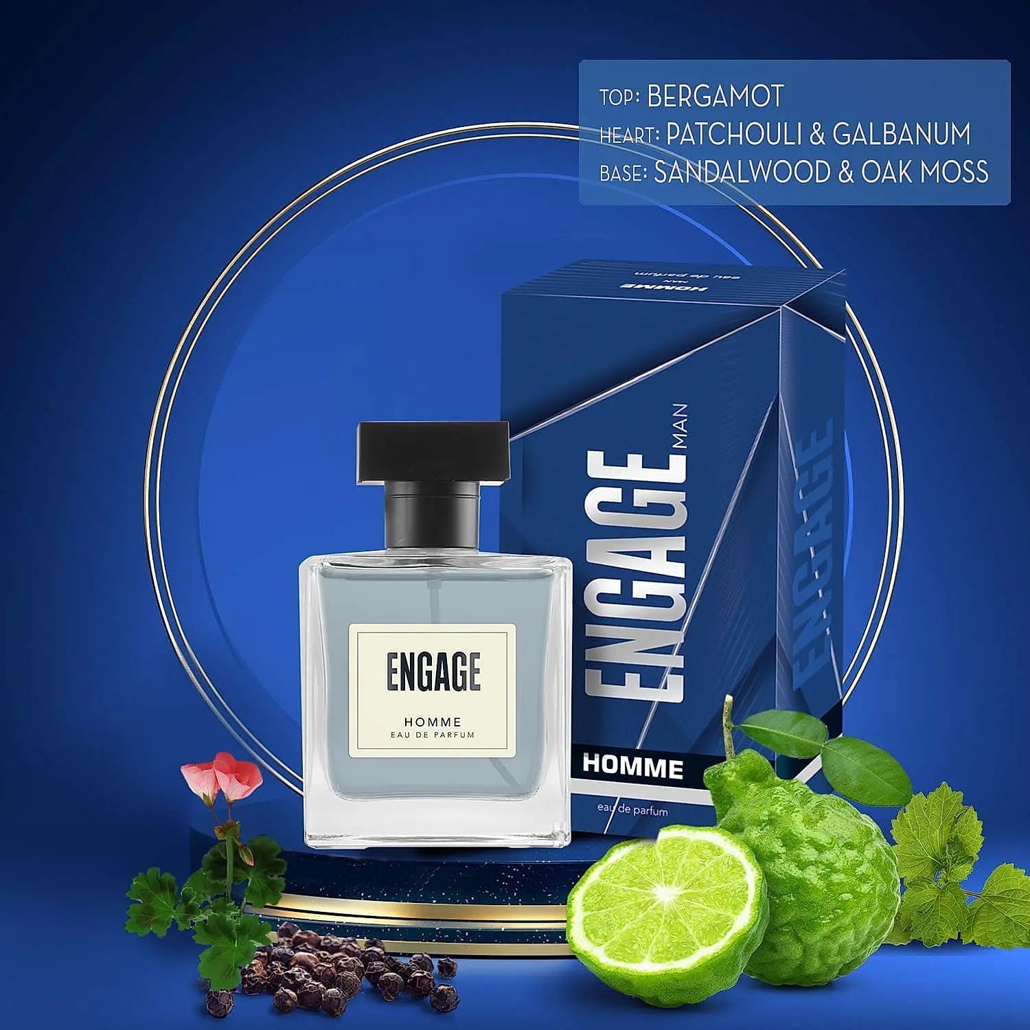 Engage Luxury Gift Set for Everyday for Men & Women, Long Lasting, Fresh & Floral (100 ml each)
