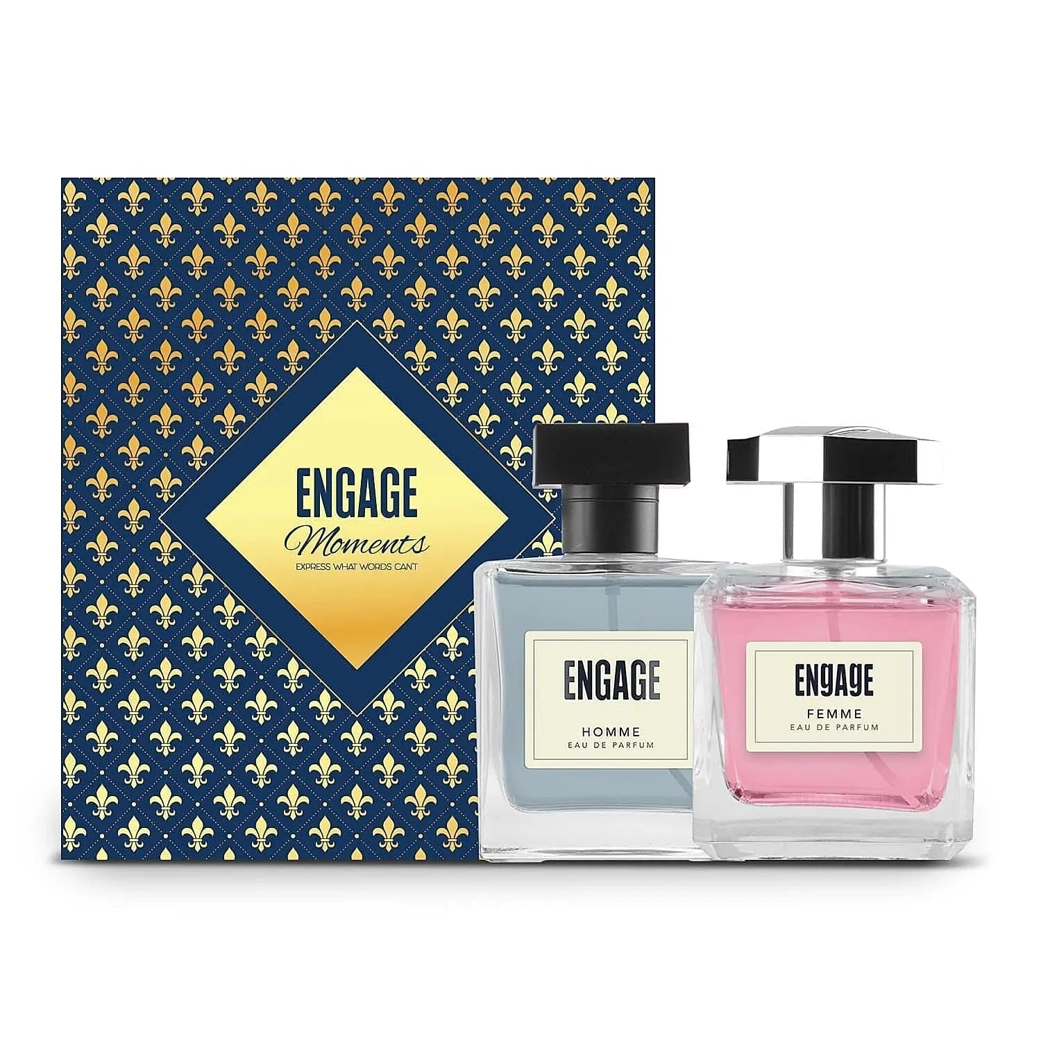 Engage Luxury Gift Set for Everyday for Men & Women, Long Lasting, Fresh & Floral (100 ml each)