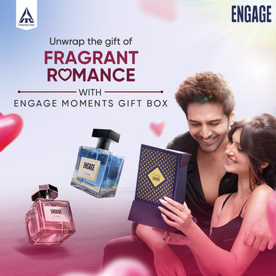 Engage Luxury Gift Set for Everyday for Men & Women, Long Lasting, Fresh & Floral (100 ml each)