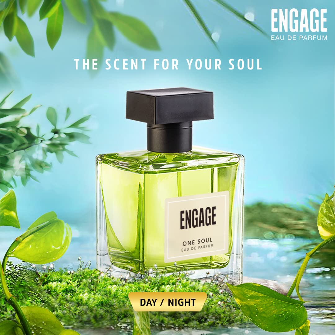 Engage One Soul Perfume for Women & Men, Long Lasting (100 ml), Free Tester (3 ml)
