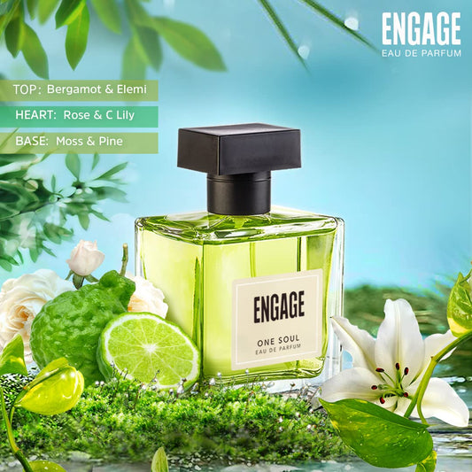 Engage One Soul Perfume for Women & Men, Long Lasting (100 ml), Free Tester (3 ml)