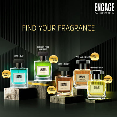 Engage One Soul Perfume for Women & Men, Long Lasting (100 ml), Free Tester (3 ml)