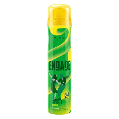 Engage Spirit for Her Deodorant for Women, Cheerful & Jolly Skin Friendly (150 ml)