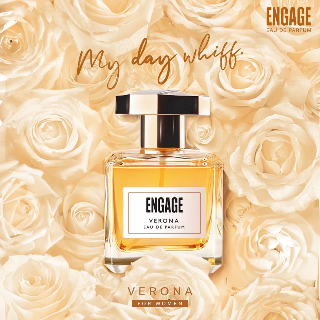Engage Verona Perfume for Women, Long Lasting Citrus and Fruity Fragrance (100 ml), Free Tester (3 ml)