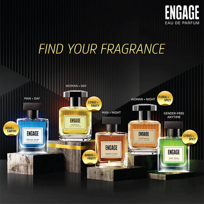 Engage Verona Perfume for Women, Long Lasting Citrus and Fruity Fragrance (100 ml), Free Tester (3 ml)
