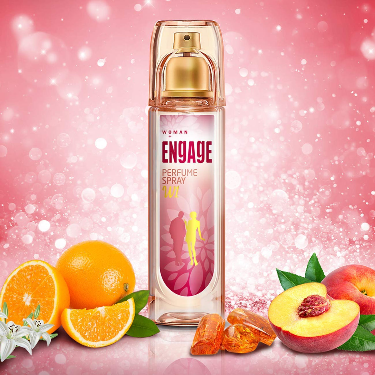 Engage W1 Perfume for Women Fruity and Floral Fragrance (120 ml)