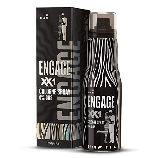 Engage XX1 Cologne Spray No Gas Perfume for Men Citrus and Spicy Skin Friendly (135 ml)