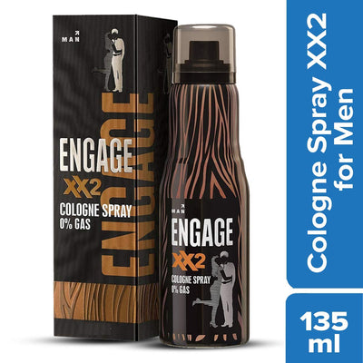Engage XX2 Cologne No Gas Perfume for Men Spicy and Citrus Skin Friendly (135 ml)