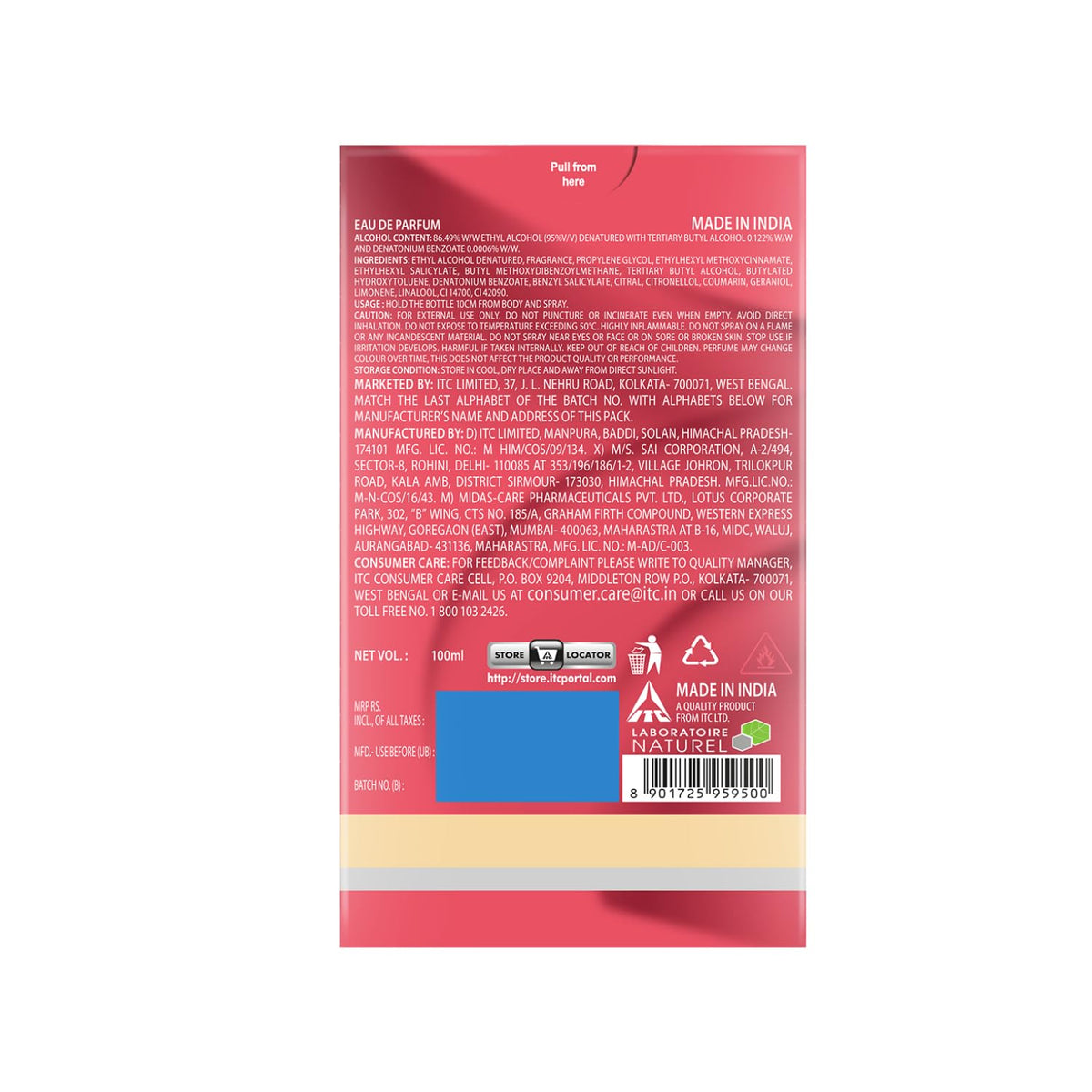 Engage Yang Eau De Parfum for Women Floral and Fruity Fragrance Skin Friendly (90 ml)