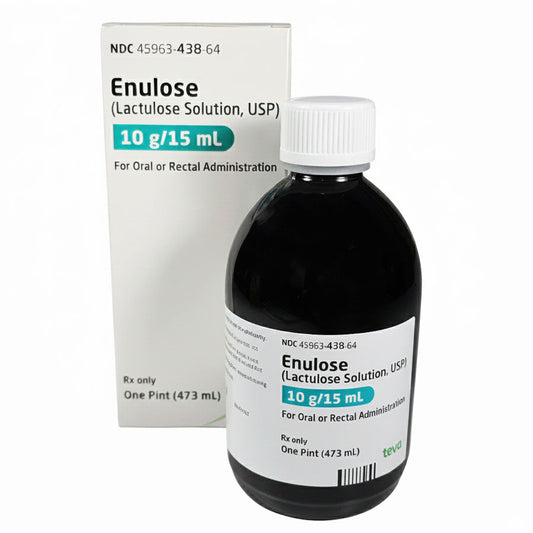 Enulose Lactulose Solution 10 grams Per 15 mL, For Oral or Rectal Administration 473 mL (RX)
