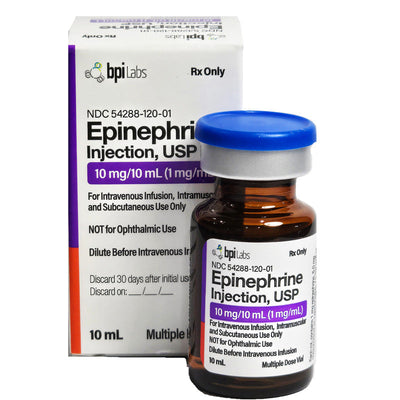 Epinephrine Injection 10 mg/10 mL Multiple-dose Vial 10 mL by BPI Labs (RX)