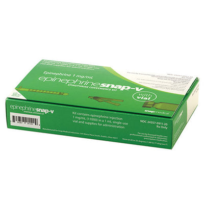 Epinephrine Snap-V Emergency Anaphylaxis Kit with Injection Vial (Rx)