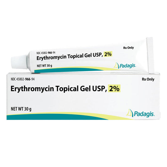Erythromycin Topical Gel 2%, 60 gram Tube