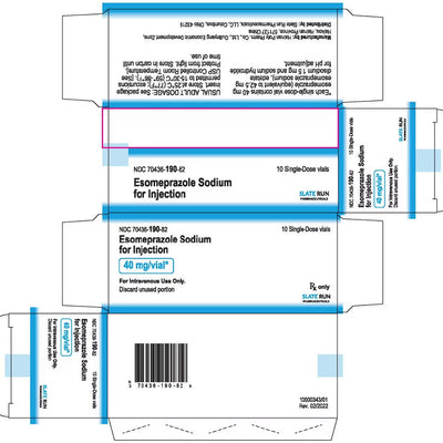 Esomeprazole Sodium for Injection 40 mg Per Vial (Rx)