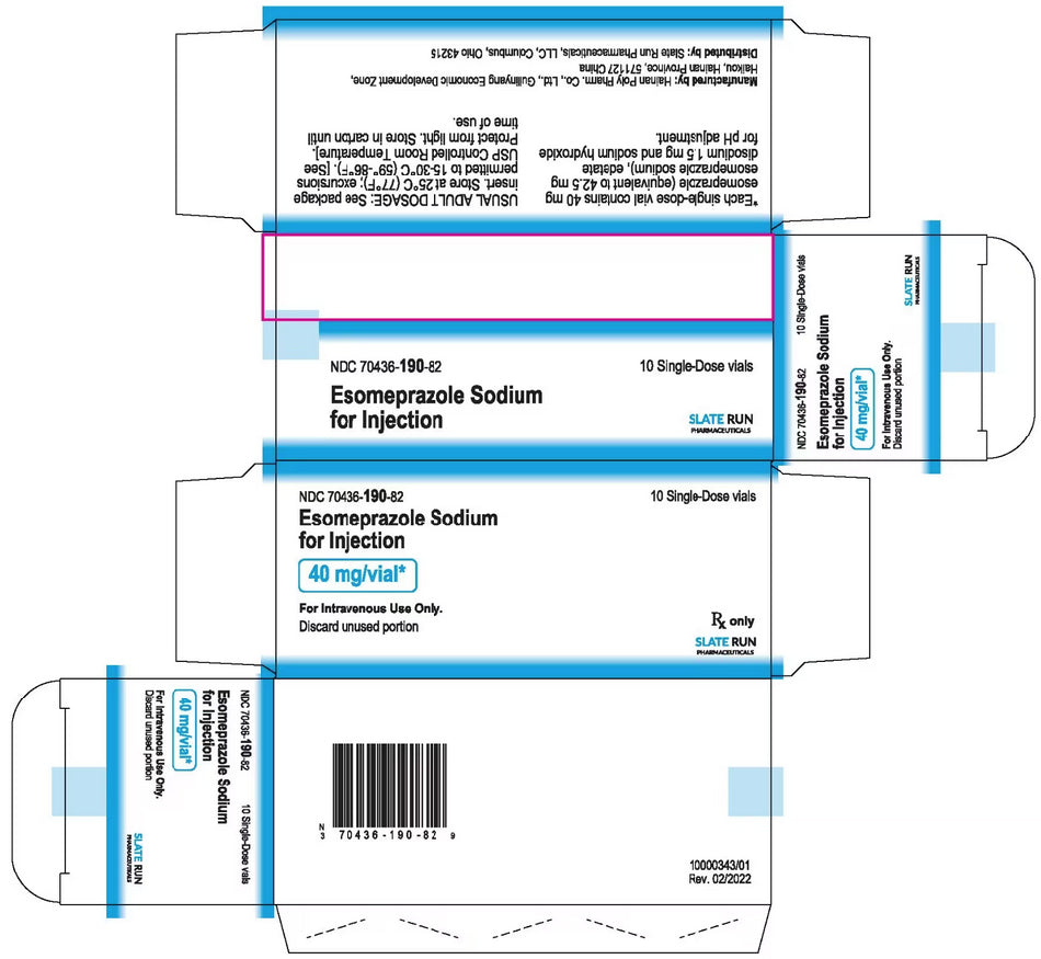 Esomeprazole Sodium for Injection 40 mg Per Vial (Rx)