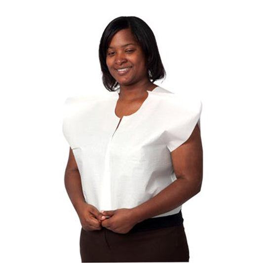 Examination Cape, 30" x 21" White, 100/case
