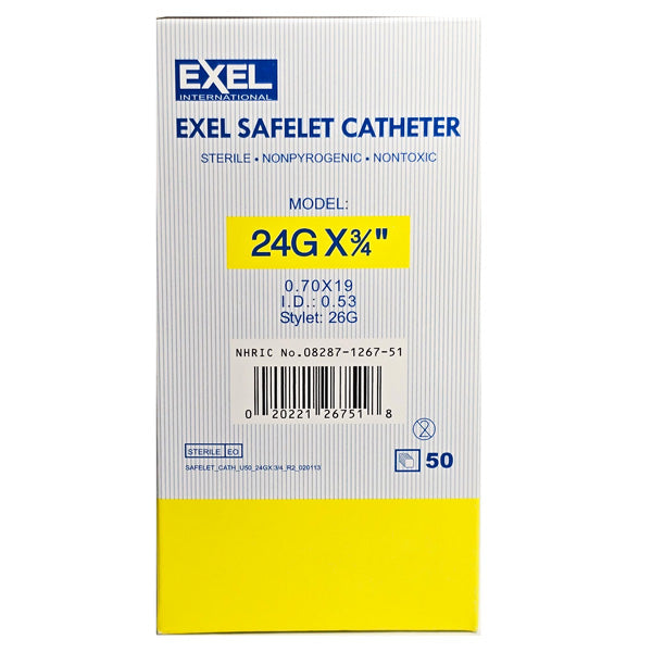 IV Catheter Needles by Exel, 50 Per Box