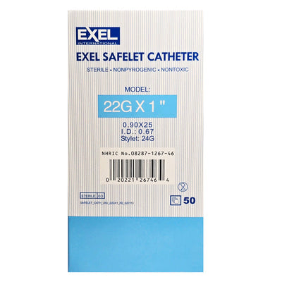 IV Catheter Needles by Exel, 50 Per Box