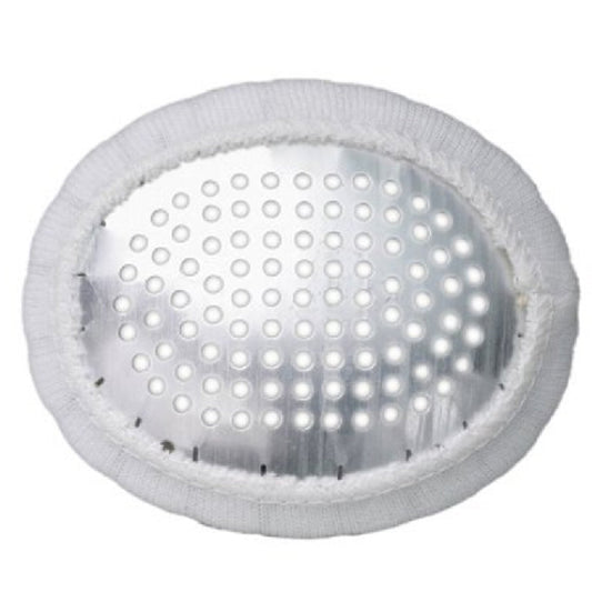 Eye Protector Aluminum Eye Shield Cover 2.5 x 3 Inch Silver 50/Box