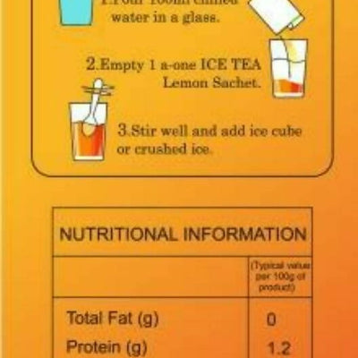 A-One Ice Tea Lemon Flavour Instant