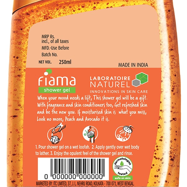 Fiama Peach and Avocado Shower Gel