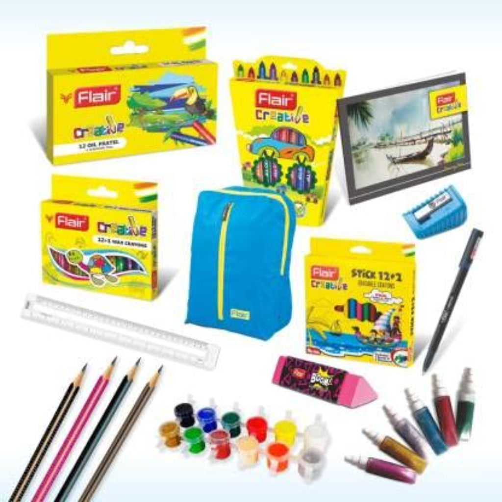 Flair Premium Kit 16 Pcs Bag Blue
