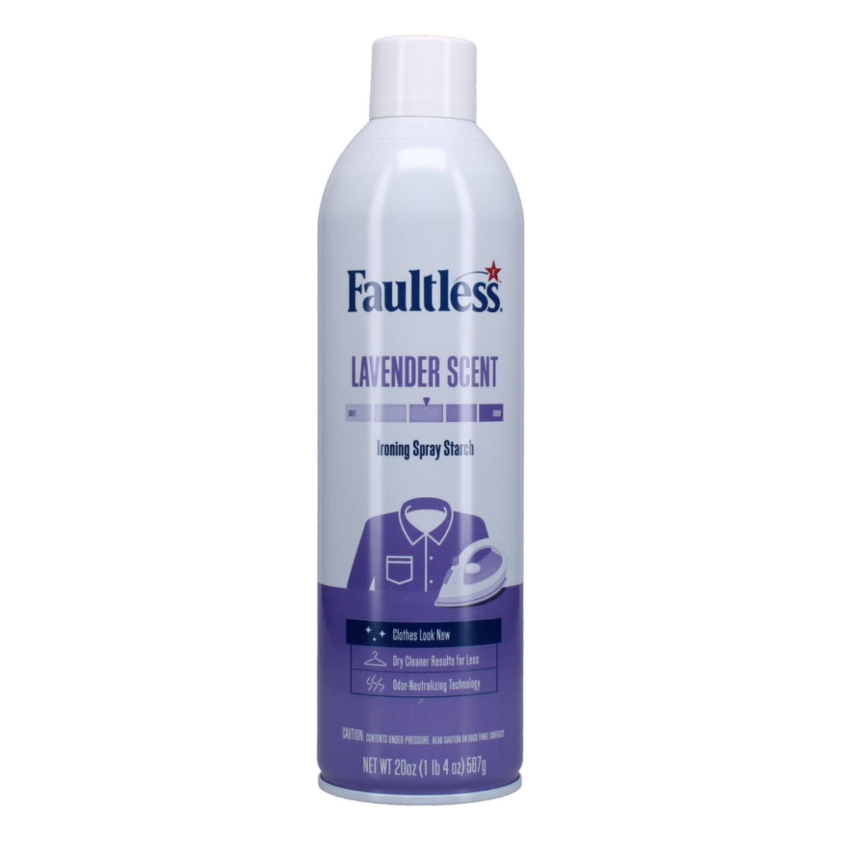 Faultless Lavender Scent Ironing Spray Starch