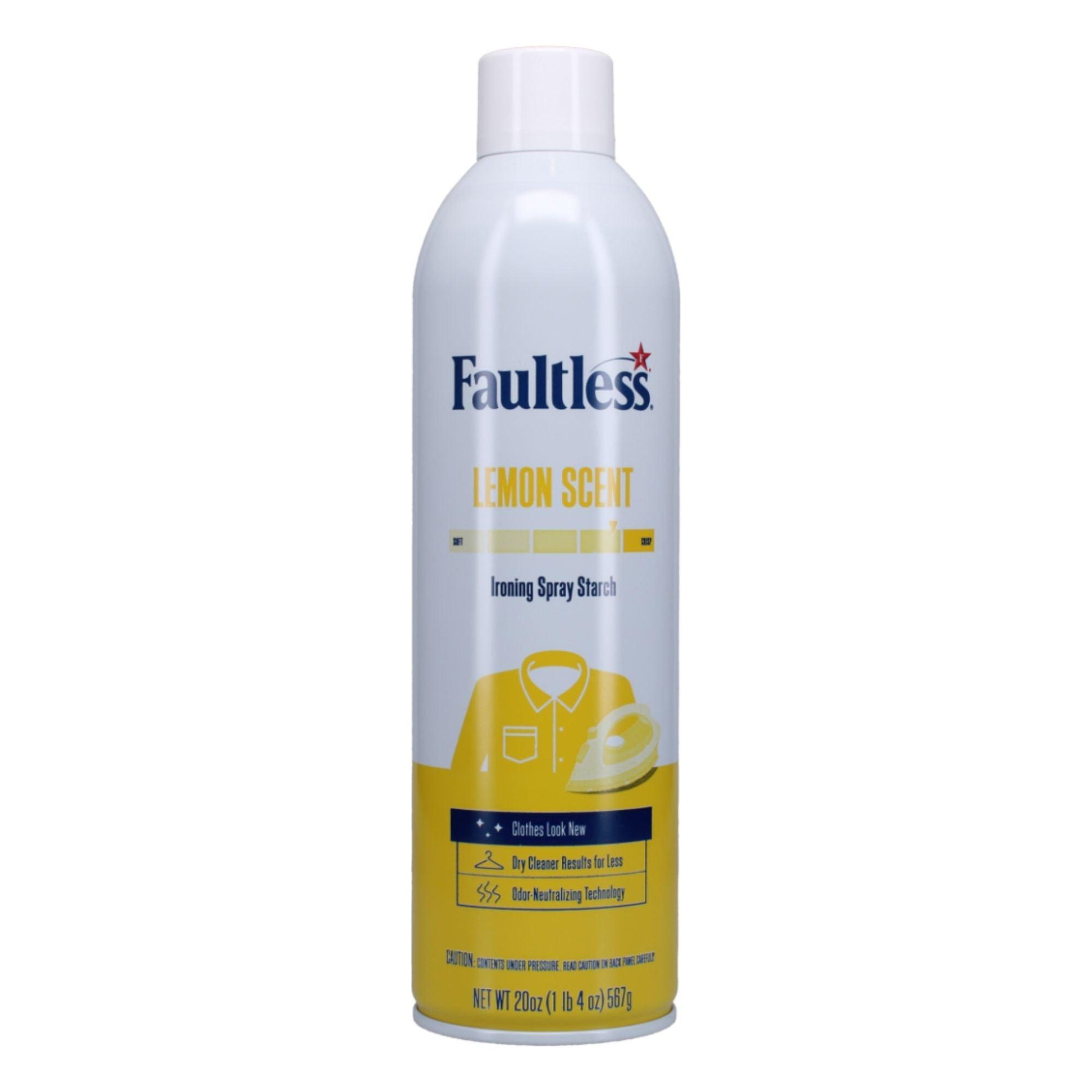 Faultless Lemon Scent Ironing Spray Starch