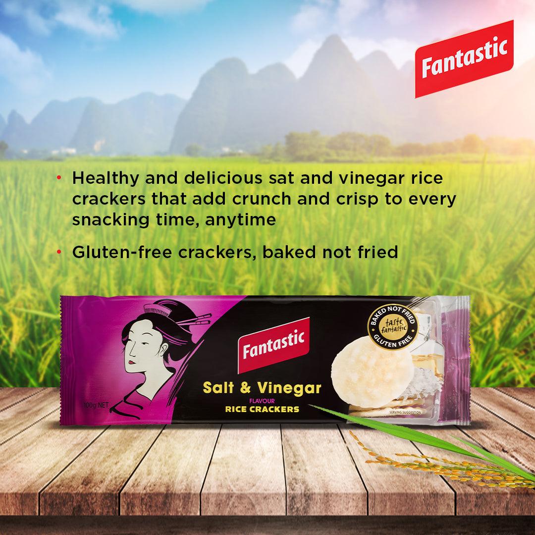 Honey Soy And Salt And Vinegar Rice Crackers