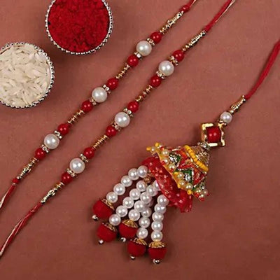 Dairy Milk Silk With Lumba & 2 Pearl Rakhis