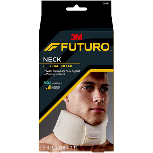 Futuro Soft Cervical Collar Neck Brace, Adjust To Fit Moderate Support