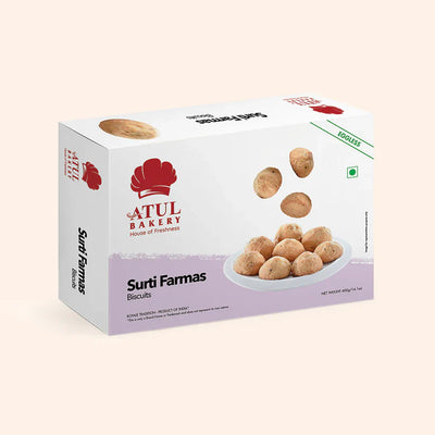 Atul Bakery Surti Farmas Biscuit | 400 gms