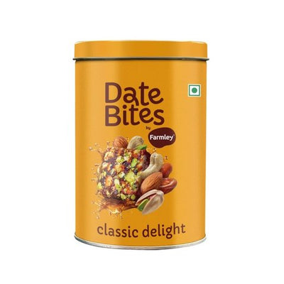 Farmley Dark Choco-Orange Date Bites Burfi + Date Bites Dry Fruit Burfi (No Added Sugar) Combo - 180 gms
