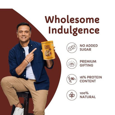 Farmley Dark Choco-Orange Date Bites Burfi + Date Bites Dry Fruit Burfi (No Added Sugar) Combo - 180 gms