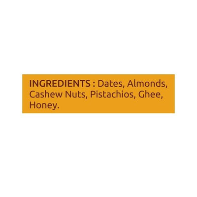 Farmley Dark Choco-Orange Date Bites Burfi + Date Bites Dry Fruit Burfi (No Added Sugar) Combo - 180 gms